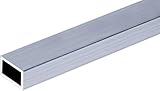 Aluminium Rechteckrohr Alu Profilrohr Walzblank Vierkantrohr Stange Aluprofil