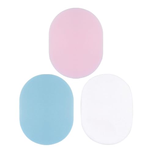 3 esponjas de baño, esponja de lavado facial, accesorios de baño, esponja de limpieza, bloque de esponja multifuncional, herramienta de limpieza suave