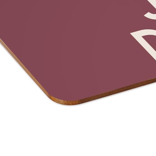 Napperons de table Keep Calm rouge pour animer vos repas de fête