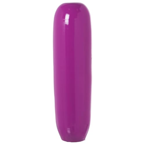 Alexandra House Living Jarrón de Suelo Violeta Cerámica Brillante 22 x 21 x 77 cm