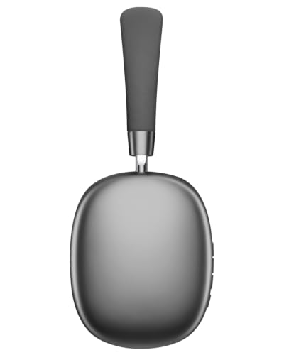 Wentronic YG01 Wireless Over-Ear Headphones, Active Noise Cancelling, Up to 58H Battery Life, Bluetooth 5.3, Great for Travel & Office, USB-C Lossless Audio, Microphone for iPhone Android - Black — view 2