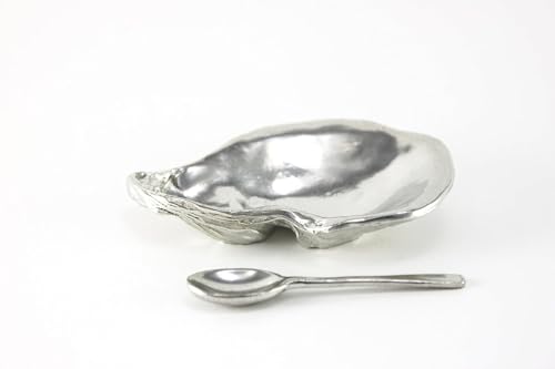Basic Spirit Pewter Oyster Shell Salt Cellar
