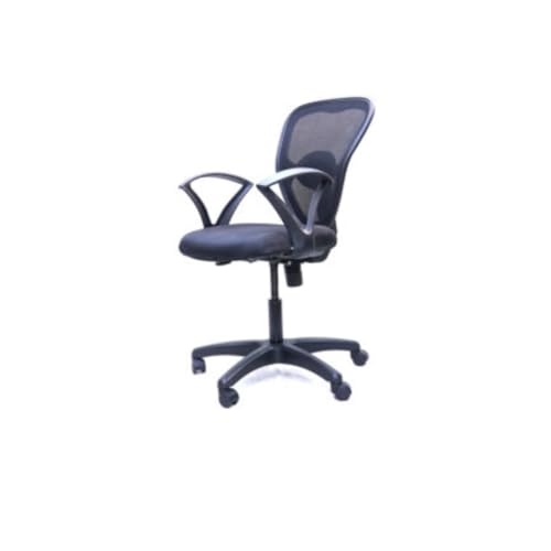 Generic Mesh Office Chair V-Shaped Black - Image 3