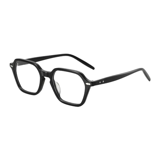 Lunettes de vue polygone géométrique MUTYNE monture rétro mixte en acétate