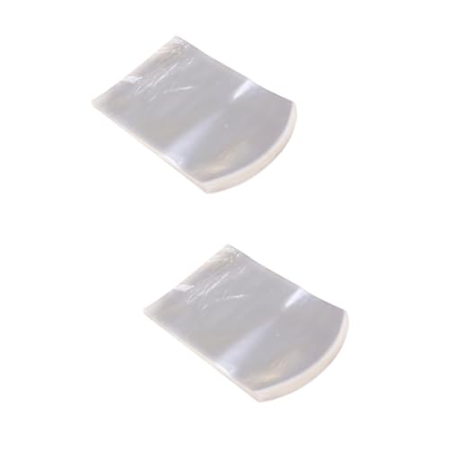 Cabilock 2sets Shrink Wrap Bags PVC Plastic Heat Shrink Film Foog Packing Bag Party Favors Curved Shape for Irregular Products 100pcs*2