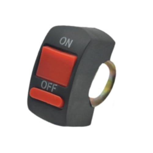 Vsenkes ハンドルバーLEDオンオフスイッチ 電動三輪車用ユニバーサルハンドルバーリフィットヘッドライトスイッチ, A