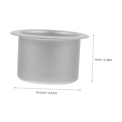 Portavasos de aluminio para auto y sofá, 4 piezas miniatura 4