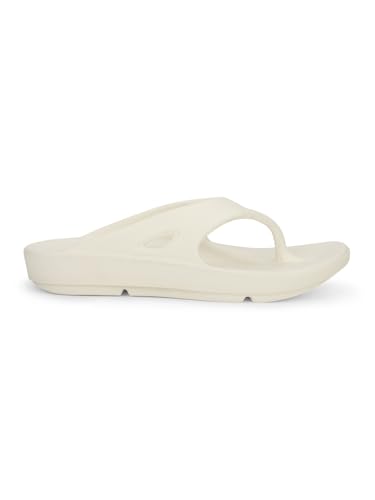 Image of Bata 8711 Noah E: White Casual Thong Slip-On Slippers for Men