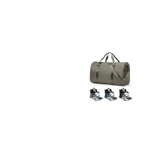 Convertible Garment Duffle Black Carry On Hanging Suit Bag for Travel