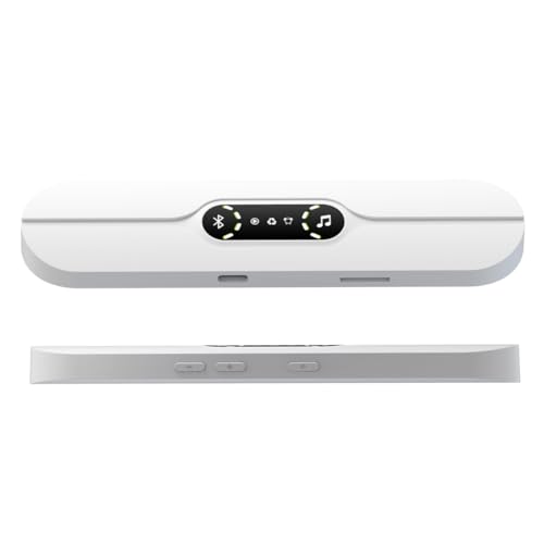 Pillow Speaker for Side Sleepers, Bluetooth Bone Conduction Under Pillow Speaker with 3D White Noise & Sleep Timer, Portable Sleep Aid Gadget, USB-C Rechargeable, White