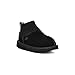 UGG Kids T Classic Ultra Stretch Cuff Fashion Boot, Black, 7 US Unisex Toddler