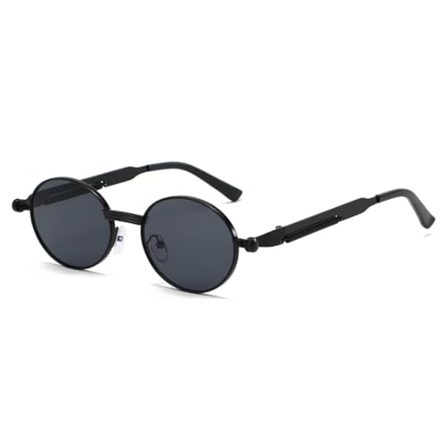 Lunettes de soleil rétro rondes pour femme avec protection UV400