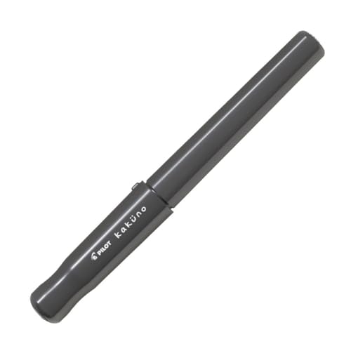 Image of Pilot Kakuno Fountain Pen of Biginners, Fine Nib, Glay Body (FKA-1SR-GYF), Gray