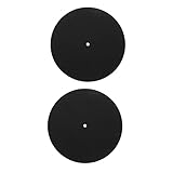DIYEAH Tapis De Platine Vinyle en Feutrine 3mm Épaisseur 20cm Diamètre Lot De 2 Protecti...