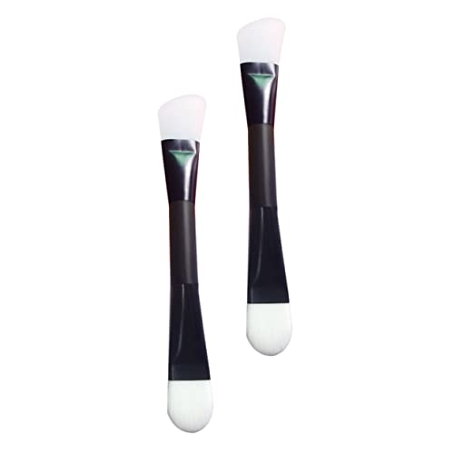 PACKOVE 2pcs Face Mask Brush Mask Applicator Silicone Brush Beauty Tool for Facials
