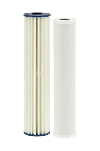 Kind Water Systems Kind Water 5-Micron Sediment & Carbon Replacement Filters – Fits Kind & Evo E-1000/E-3000 Whole House Water Systems – Includes O-Ring Kit & Lubrication – 6-12-Month Filter Refill
