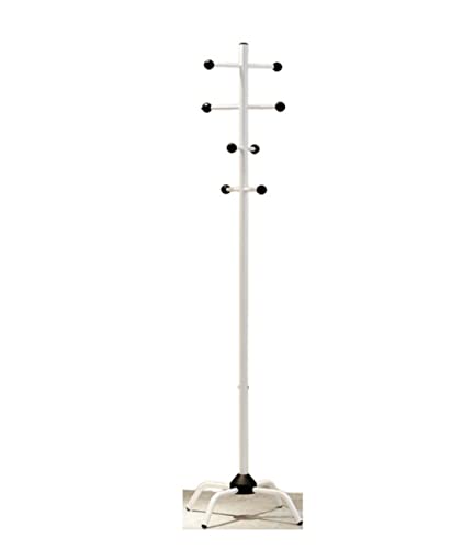 Porte-Manteau sur Pied pour Chapeaux Chambre Couloir Rangement Noir