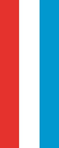 Drapeau du Luxembourg vertical pour pavoiser vos façades et fêtes