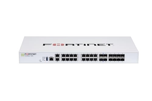 FortiGate-120G Firewall -18 Gigabit Ethernet RJ45 & 8 SFP Ports, 4 10GE SFP+ Slots, SP5 Acceleration, Dual AC Power (Appliance Only, No Subscription) (FG-120G)