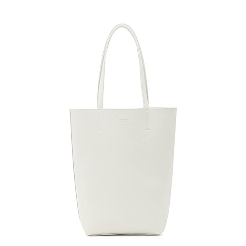 Sac à bandoulière pour femme blanc en cuir PU pour concilier style et volume