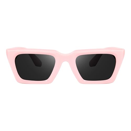Image of ARICKS Vintage Square Cat Eye Sunglasses Women Retro Trendy Sunglasses