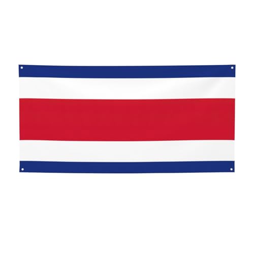 Bandera de Costa Rica con impresión versátil para fiestas, las mejores banderas para eventos, decoraciones de fiesta de cumpleaños