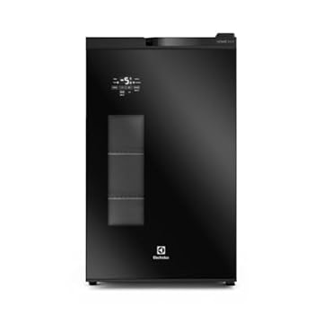 Electrolux Cervejeira Home Bar Electrolux Frost Free 100L Porta de Vidro Preta (EB100) 220V