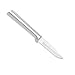 Rada Cutlery R102 Small Peeling Paring Knife Stainless Steel Blade with Brushed Aluminum Made in The USA, 6-1/8 Inches, Silver Handle