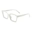 White Frame With Clear Lenses