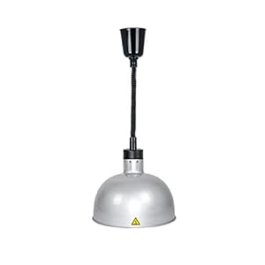 Hanging Food Heat Lamp 300W,Food Heat Lamp Kitchen for Buffet Profession Kitchen Heating Equipment,Even Heat Dissipation,Cable Length 60-180cm Adjustable
