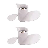 Janasiba 2X Boots Propeller 6G1-45943-00-El 8 1/2 x 7 1/2 für Außen Border 6-8 Aluminium Legierung...