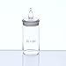 Hemobllo Borosilicate Glass Weighing Bottle with Lid Form Laboratory Sample Container for Solid Measurement Transparent Glassware for Scientific and Industrial Use