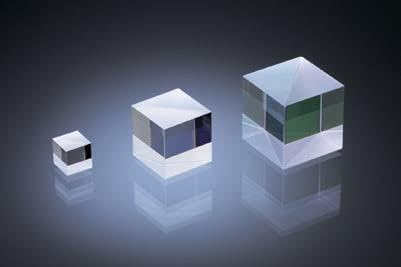 Image of Beam Splitter Cube, Optical Glass Dichroic Prism, 50:50 Ratio, Scientific Spectrometer (10mm)