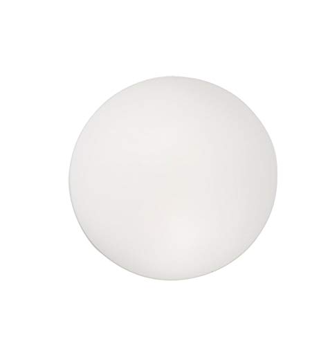 Plafonnier en verre soufflé blanc 45cm Perla design Rossini