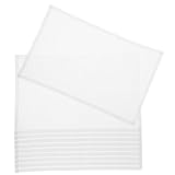 Milisten 10pcs Blank Marathon Race Bibs Waterproof Running Numbers Tearproof Athletic Event Bibs for Runners for Marathons