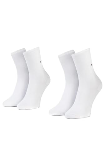 Tommy Hilfiger Damen Clssc Socken, Weiß, 35-38 EU