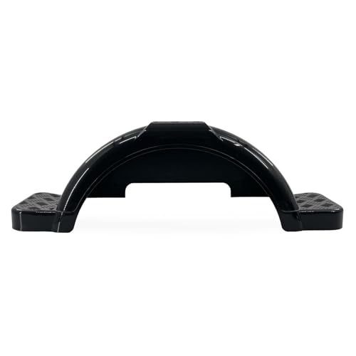 (2) Sturdy Built Black Plastic Single Axle Boat Trailer Fenders with Steps 9 1/4 in x 37 1/4 in x 12 in, 26972-2 - Thumbnail 3