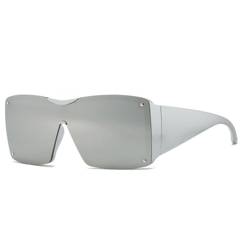 Lunettes de soleil carrées anti éblouissement grande monture luxe
