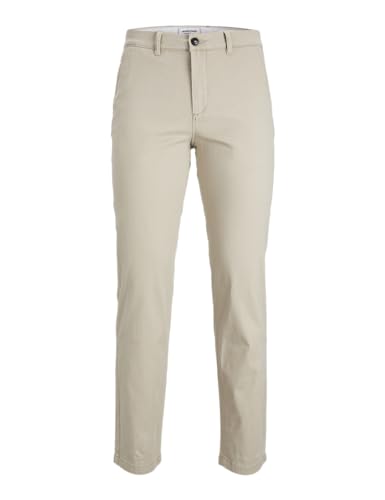 JACK & JONES Damen Jpstollie Jjdave Chino Hose, Crockery, 34W / 32L