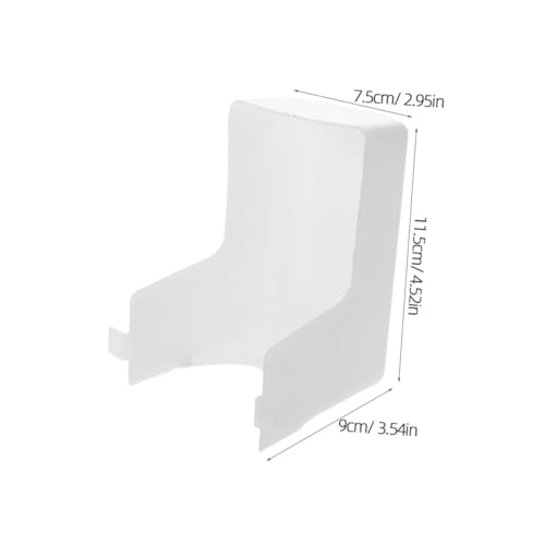Image of LABRIMP 2pcs Range Hood Light Guard Replacement Covers for Kitchen Range Hoods Modern Design Lamp Shades Easy Install