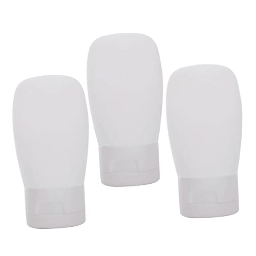 ノーブランド品 3個 旅行用携帯可能な漏れ防止トイレタリー容器 シャンプー ローション詰替え用コンパクトボトル トラベル洗髪 ボディウォッシュ用