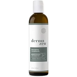 Dermazen Nourishing Conditioner For Dry, Flaky, Dandruff-Prone Scalps 8oz | Malassezia-Safe conditioner free from coconut oil, waxes & butters. Silky hydration for dry, flaky, seborrheic-prone scalp