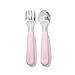 OXO Tot On-The-Go Fork and Spoon Set - Blossom