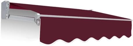 Retractable Patio Sun Shade Canopy Replacement - Waterproof Polyester Canvas Top Cover for Outdoor Deck, Pergola, and Garden - UV Protection & Easy Installation