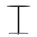 Flash Furniture 30'' Round Black Laminate Table Top with 22'' x 22'' Bar Height Table Base