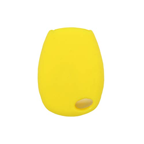 BROVACS Silicone Cover Protector Case Holder Skin Jacket Compatible with RENAULT DACIA 2 Button Remote Key Fob CV4350 Yellow - Image 2