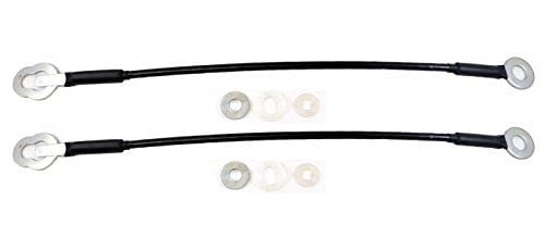PT Auto Warehouse TC-TO003-P - Tailgate Lift Support Cable - 17 Inch, Left/Right Pair, Crew Cabs ONLY (Replaces 65770-0C100, 65770-0C050, 65770-0C040, 657700C100, 657700C050, 657700C040)