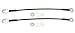PT Auto Warehouse TC-TO003-P - Tailgate Lift Support Cable, 17 15/16" Length - Left/Right Pair, Crew Cabs ONLY