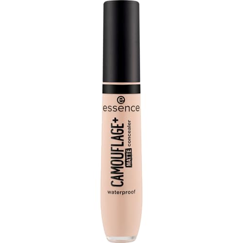 Essence Cosmetics Camouflage+ Matt Concealer Correcteur Mat, Longue Durée, Matifiant, Couvrant, Mat (8ml)