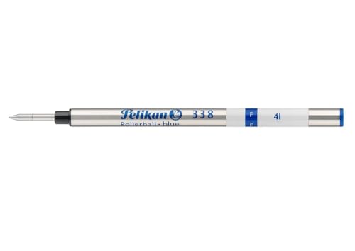 Pelikan 338 F – Lote de 10 recambios para bolígrafo azul